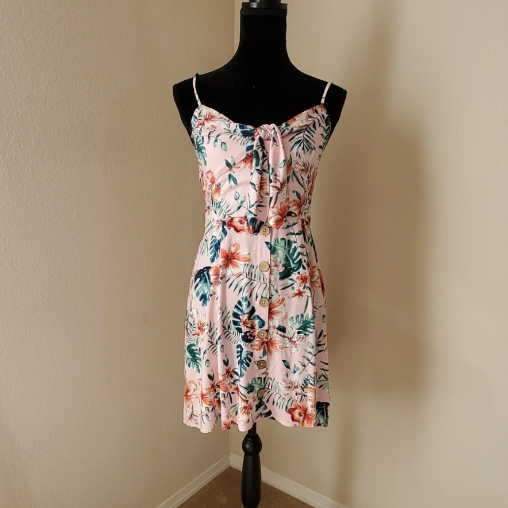 Floral Button Down Dress